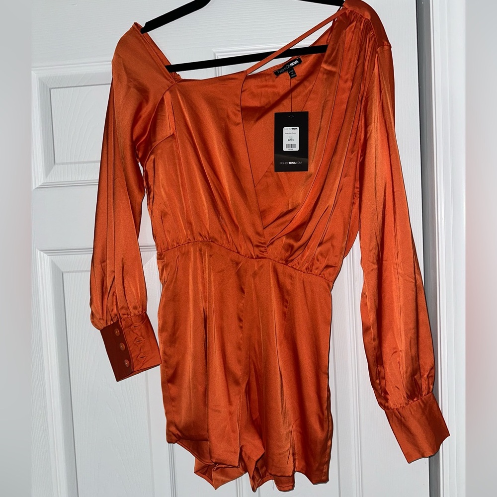 Orange Romper
